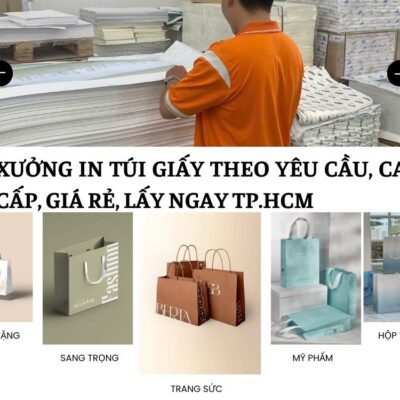 Xưởng In Túi Giấy Theo Yêu Cầu, Cao Cấp, Giá Rẻ, Lấy Ngay TP.HCM