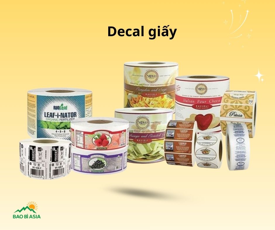 Decal giấy