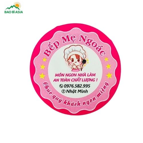 Decal tròn mẫu 31