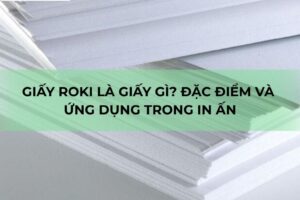 Giấy roki là giấy gì