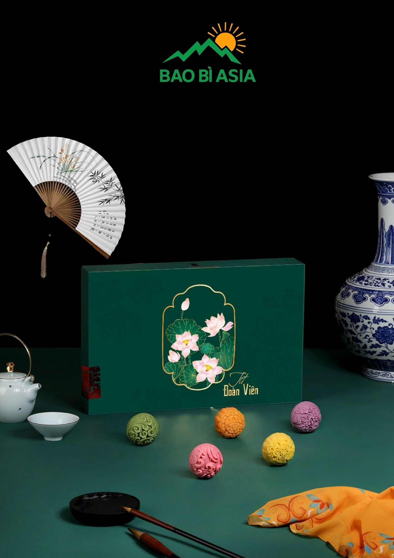 Hộp bánh bằng giấy mỹ thuật cao cấp 1