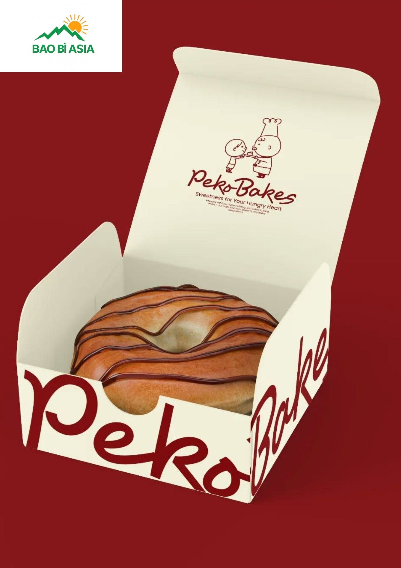 Hộp giấy đựng bánh 30