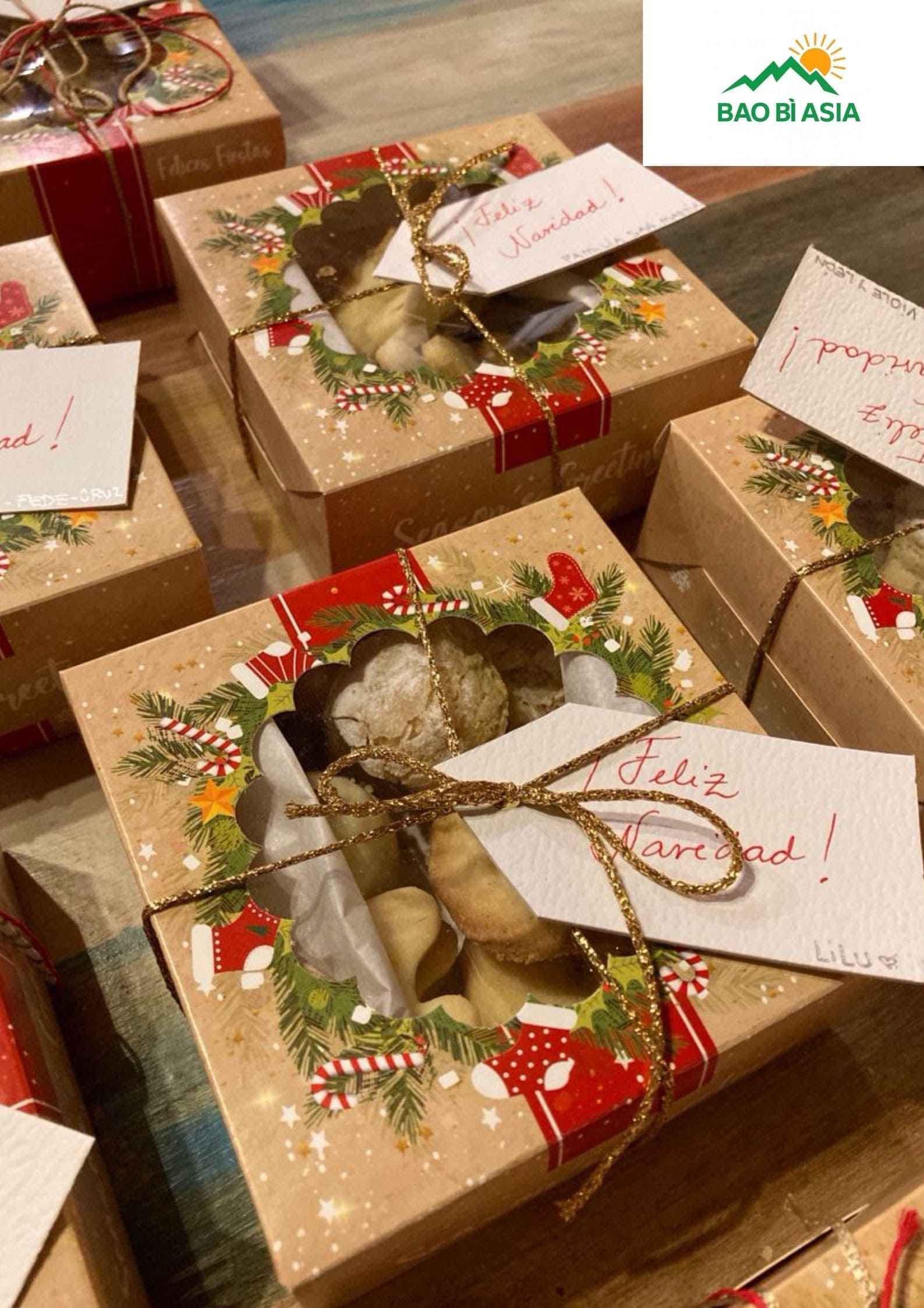 Hộp bánh phong cách lễ hội