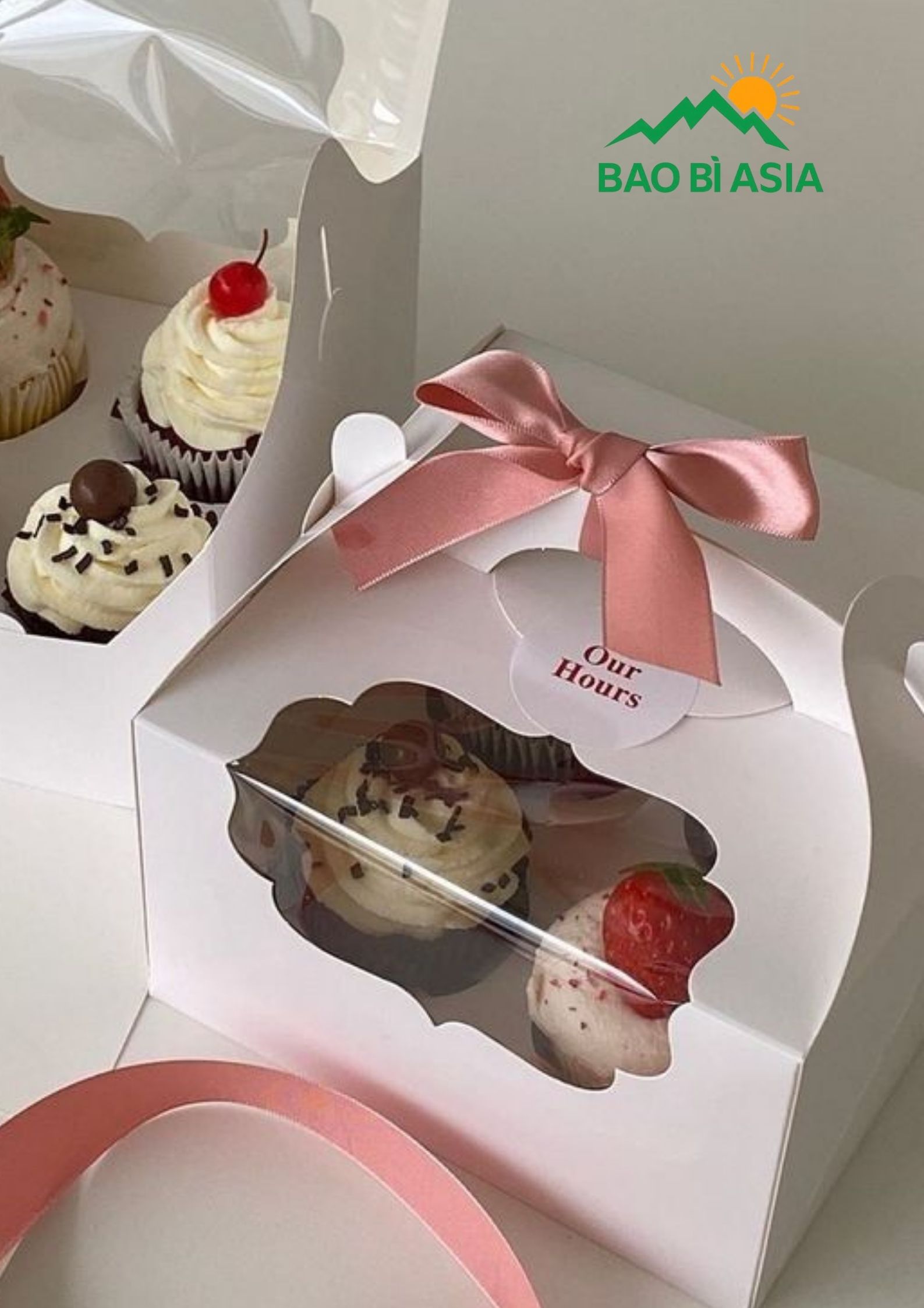 Hộp bánh bằng giấy Couche 2