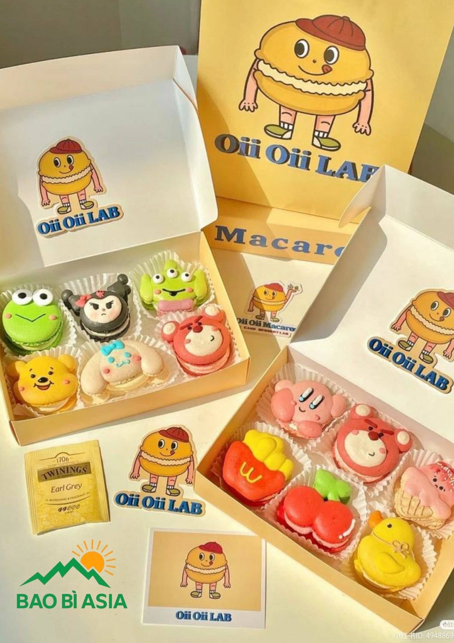 Hộp bánh bằng giấy Couche 3