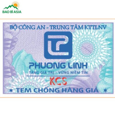 In Tem Chống Hàng Giả