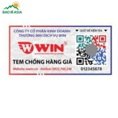 In Tem Chống Hàng Giả