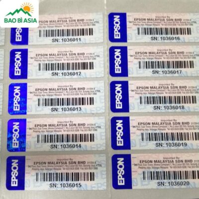 In Tem Chống Hàng Giả