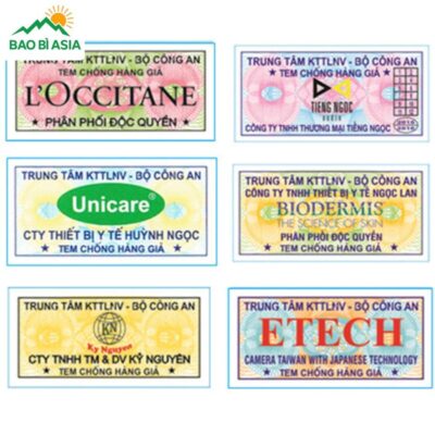 In Tem Chống Hàng Giả