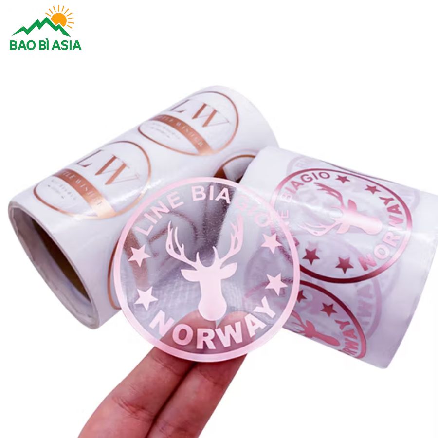 Mẫu tem dán ly đẹp 33