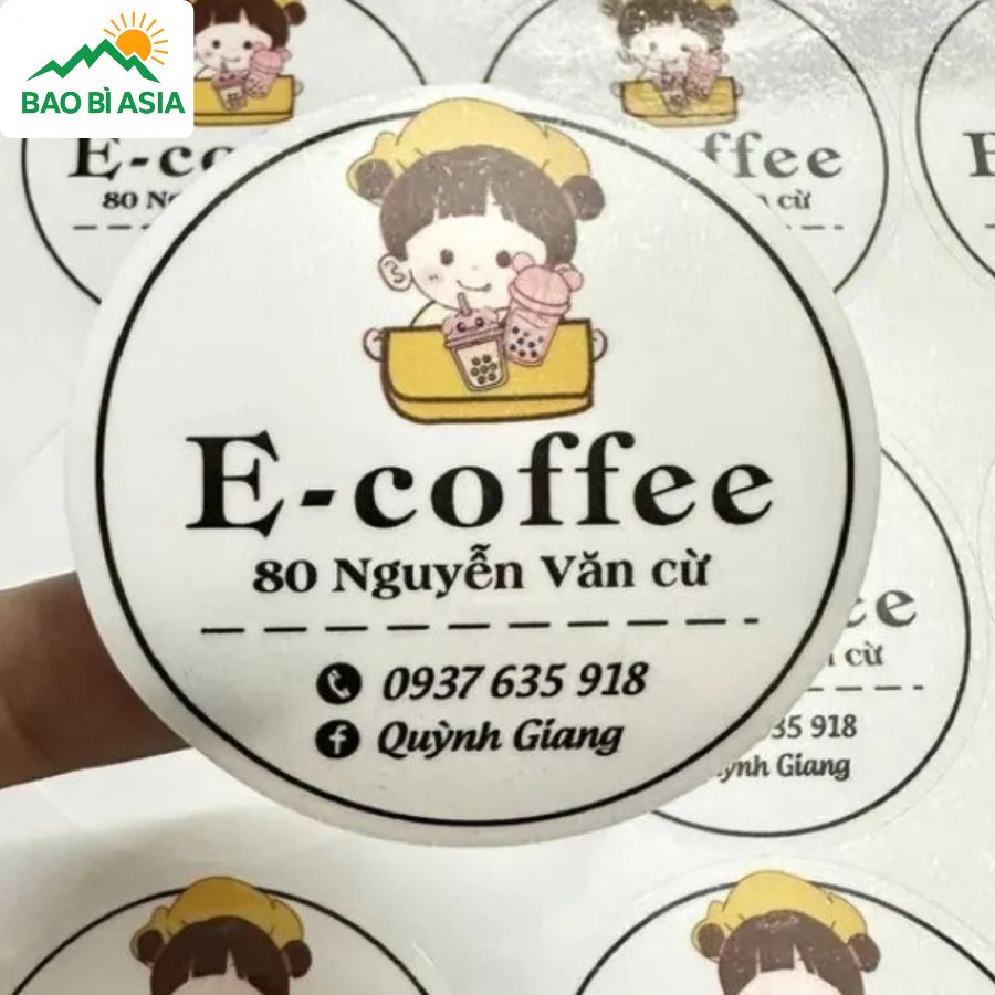 Mẫu tem dán ly đẹp 36