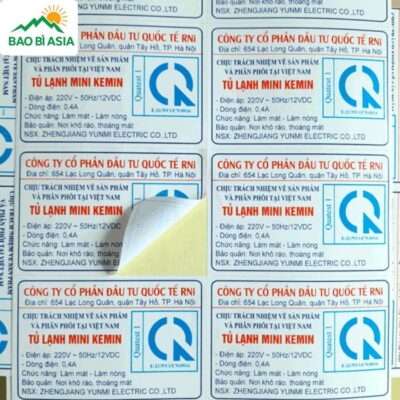 In Tem Nhãn Sản Phẩm