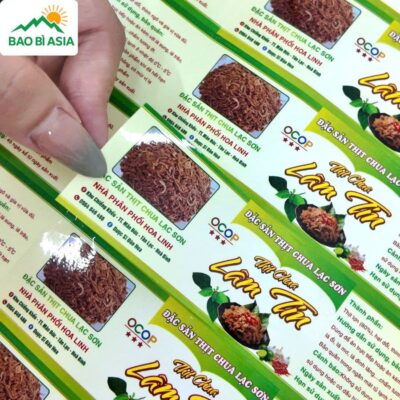 In Tem Nhãn Sản Phẩm