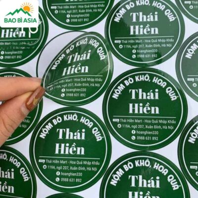 In Tem Nhãn Sản Phẩm