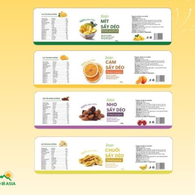 Tem Nhãn Thực Phẩm | 60+ Mẫu Nhãn Mác Thực Phẩm, Sản Phẩm Đẹp