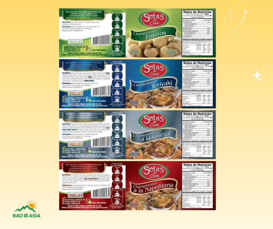 Tem nhãn thực phẩm mẫu 27