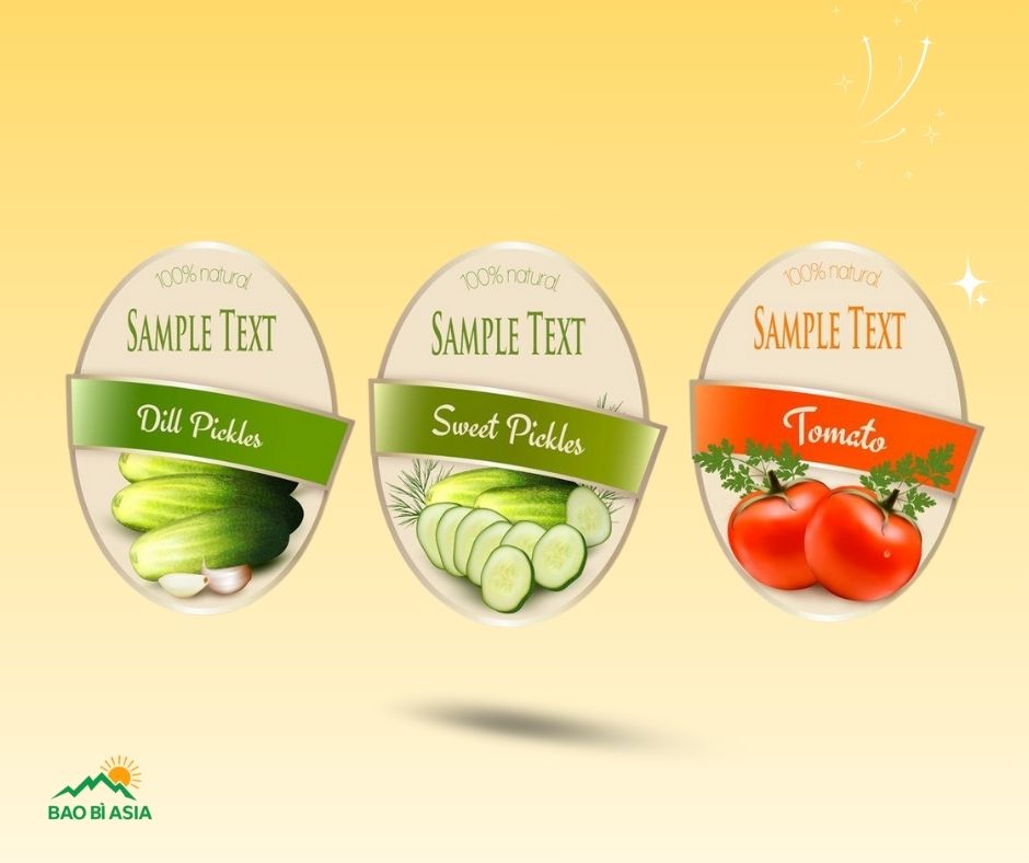 Tem nhãn thực phẩm mẫu 3