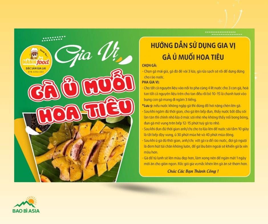 Tem nhãn thực phẩm mẫu 41