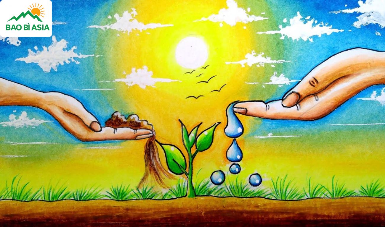 Tranh bảo vệ môi trường đất 1