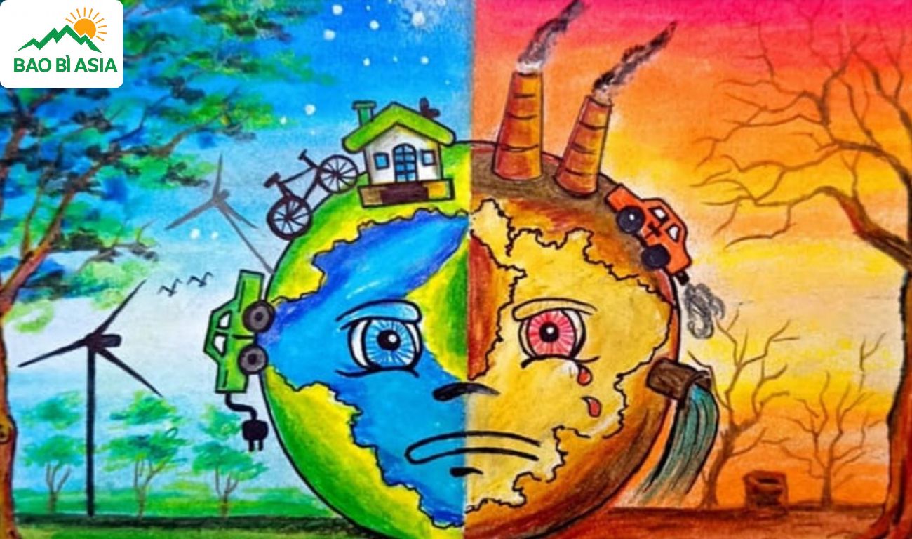 Tranh bảo vệ môi trường đất 4
