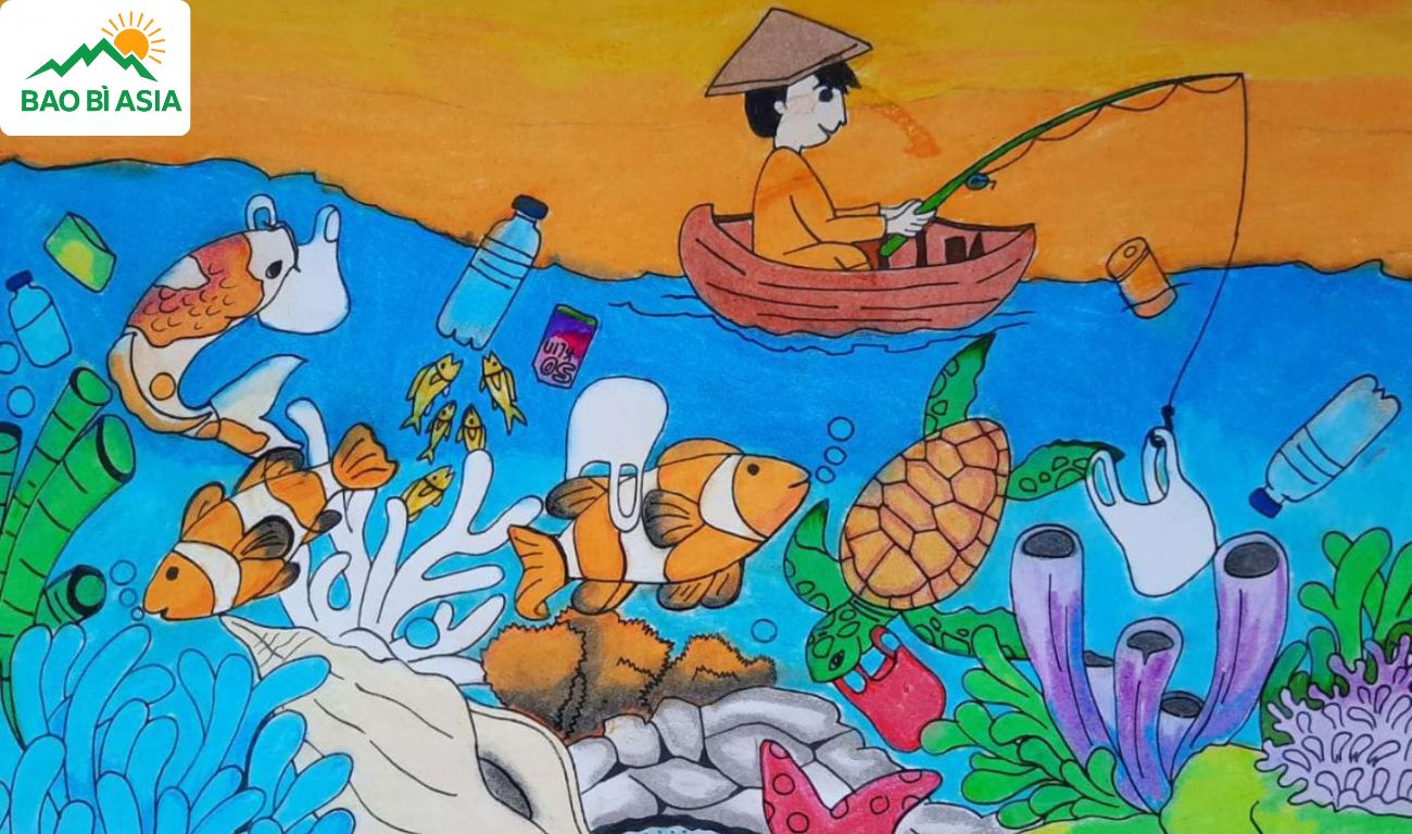 Tranh bảo vệ môi trường nước 1