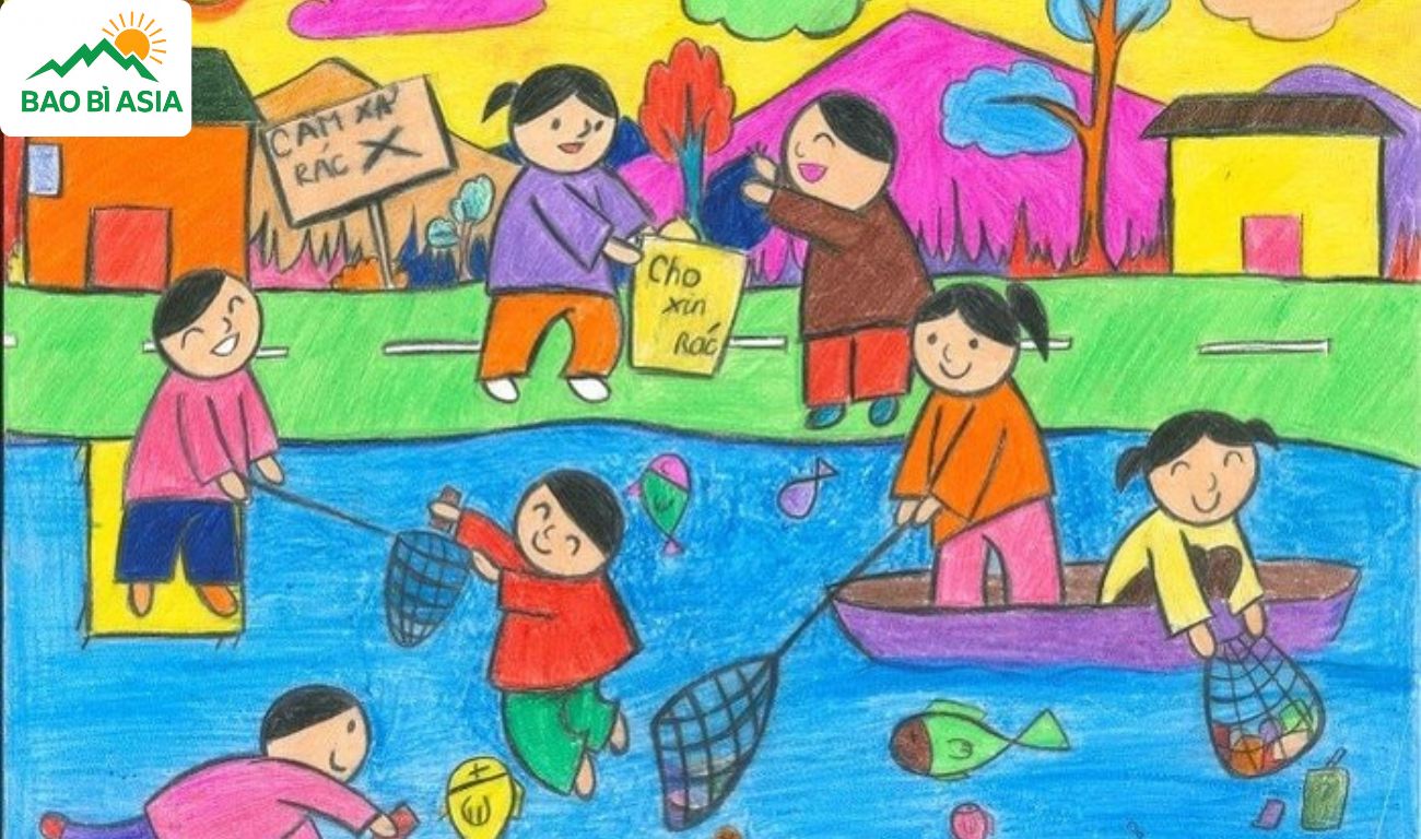 Tranh bảo vệ môi trường nước 4