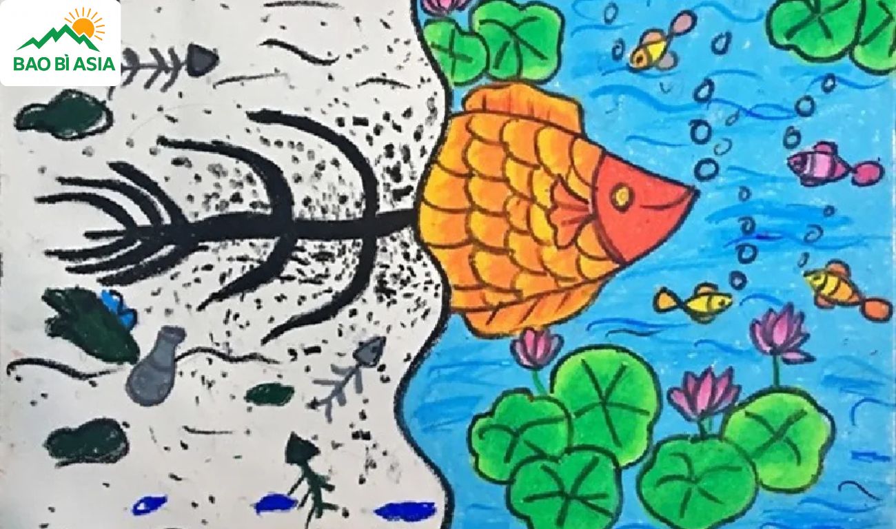Tranh bảo vệ môi trường nước 5