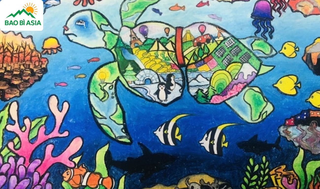 Tranh bảo vệ môi trường nước 6