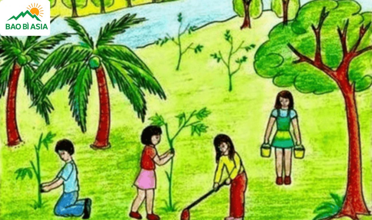 Tranh bảo vệ rừng 4