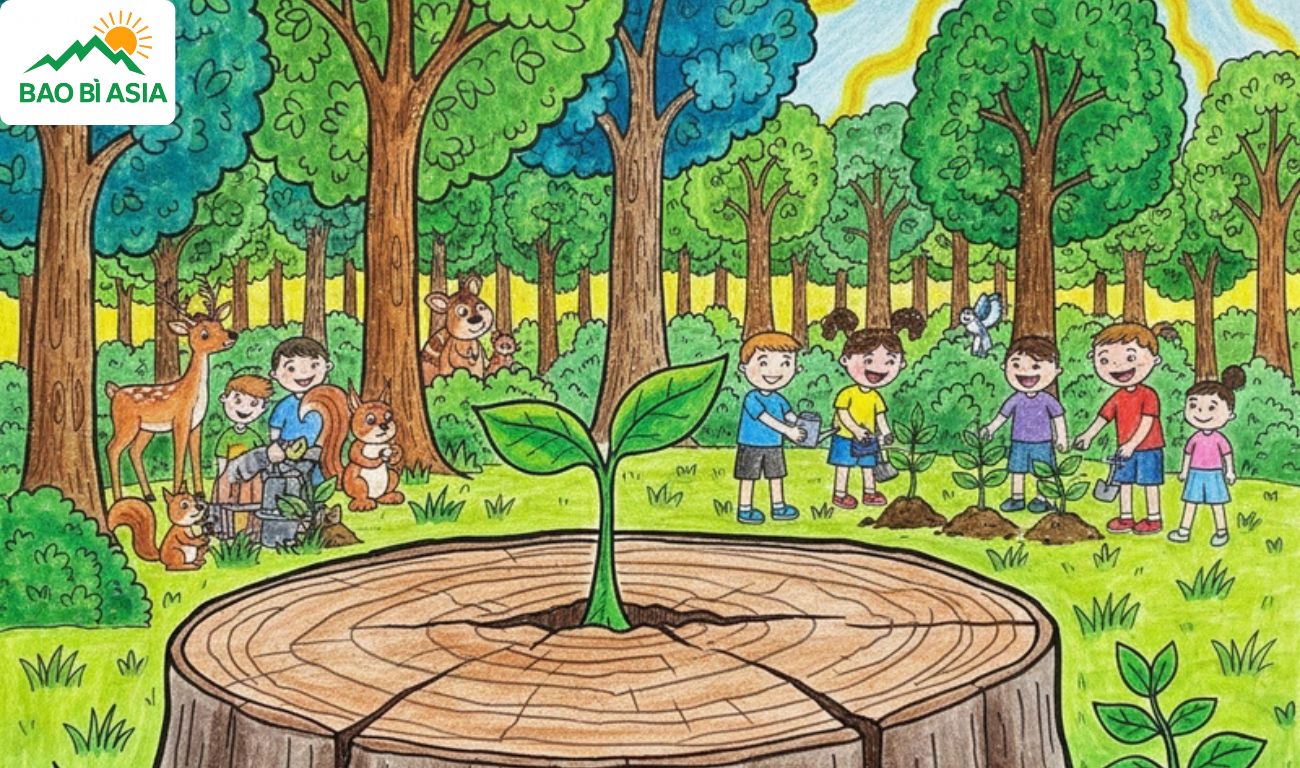 Tranh bảo vệ rừng 6