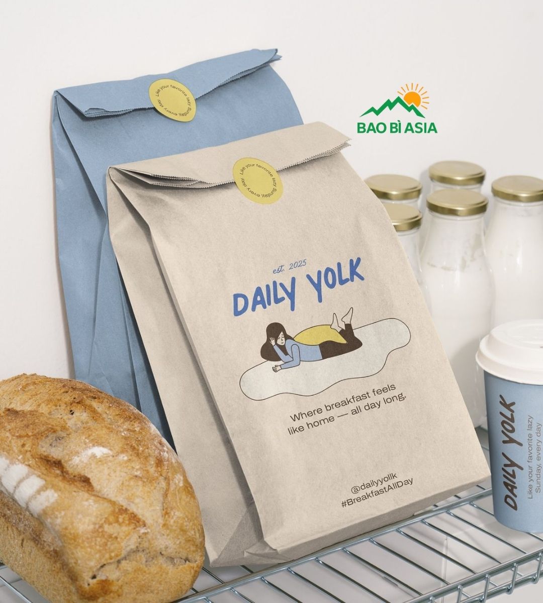 Túi giấy Kraft đẹp 10