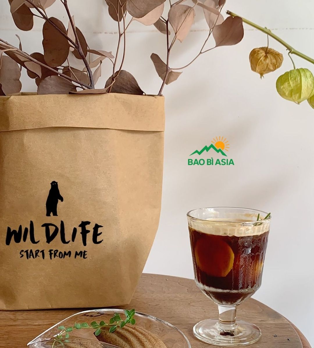 Túi giấy Kraft đẹp 12