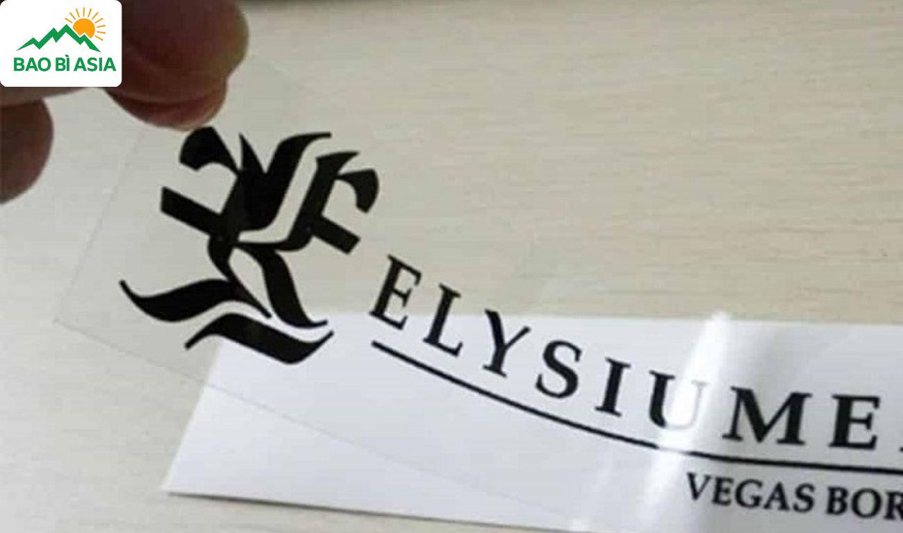 Decal trong suốt