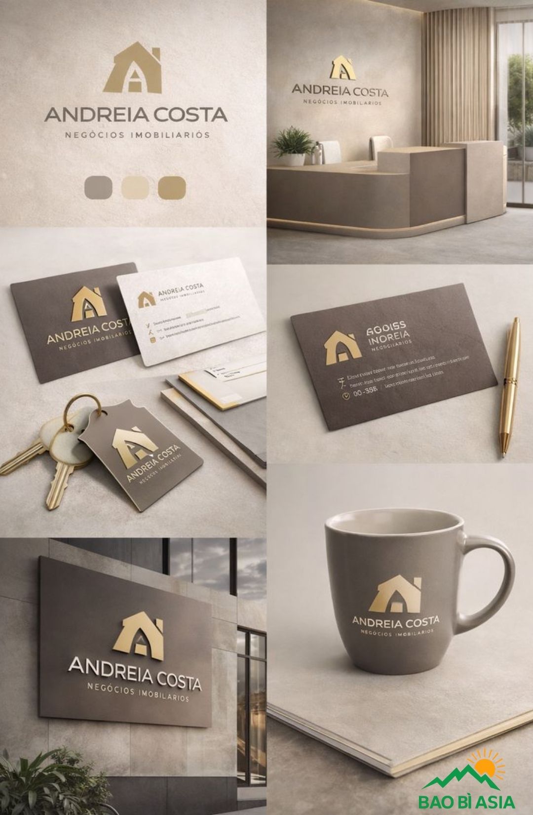 Logo bất động sản 3