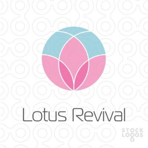 Logo hoa sen mẫu 73