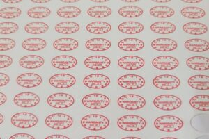 Mẫu tem bảo hành 14