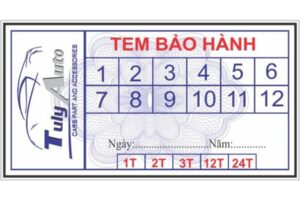 Mẫu tem bảo hành 19