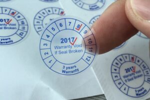 Mẫu tem bảo hành 23