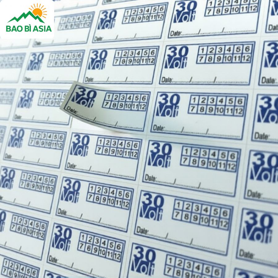 Mẫu tem bảo hành 24