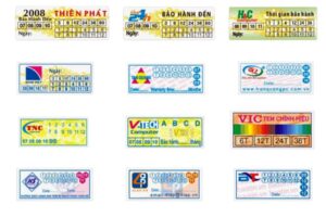 Mẫu tem bảo hành 28