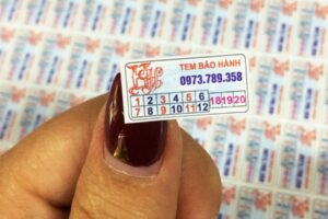 Mẫu tem bảo hành 29