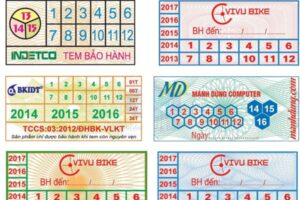 Mẫu tem bảo hành 32