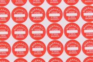 Mẫu tem bảo hành 6