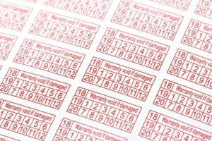 Mẫu tem bảo hành 9