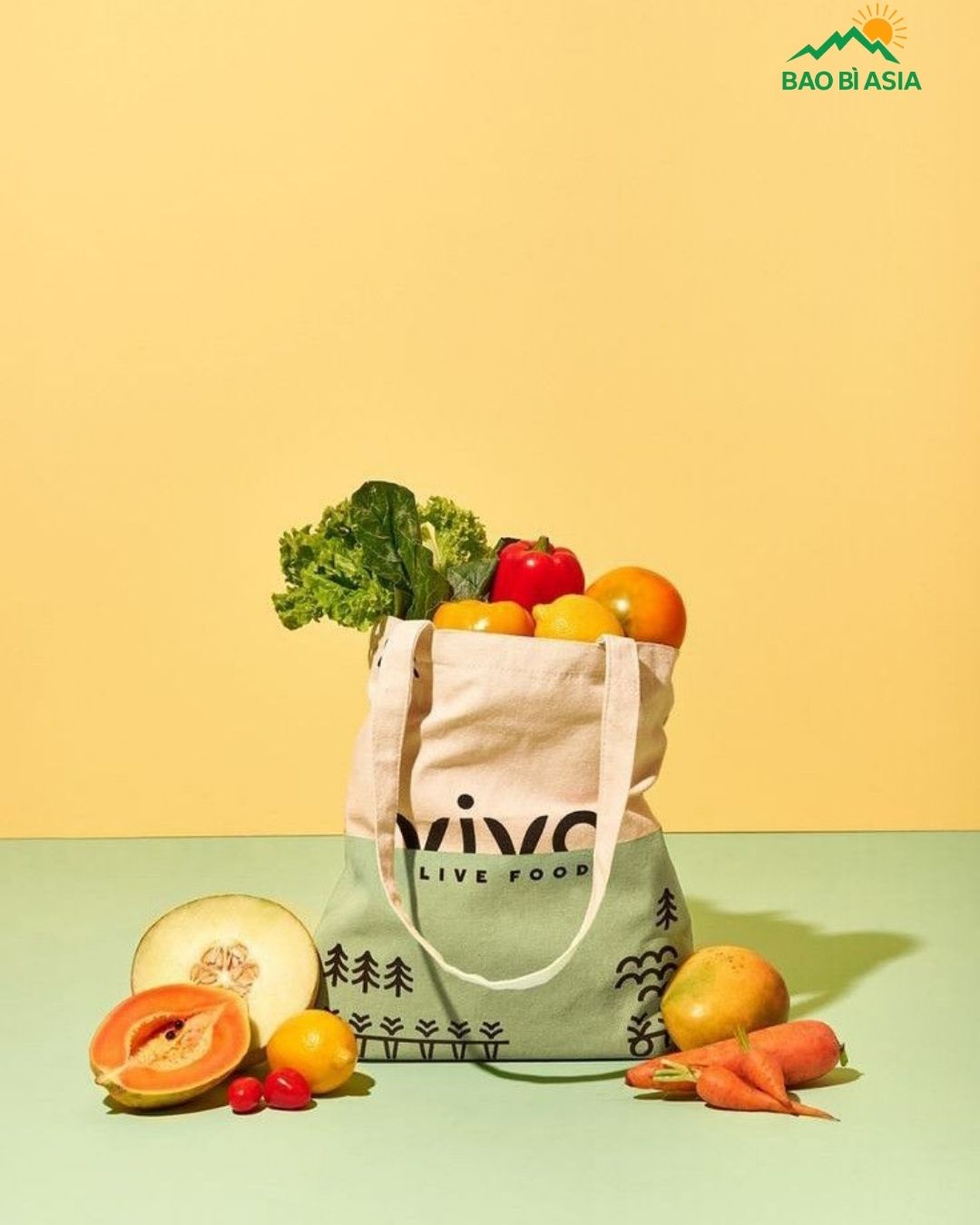 Túi vải đi chợ