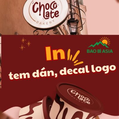In Tem Dán Logo, In Logo Decal Theo Yêu Cầu Sắc Nét Giá Rẻ TPHCM