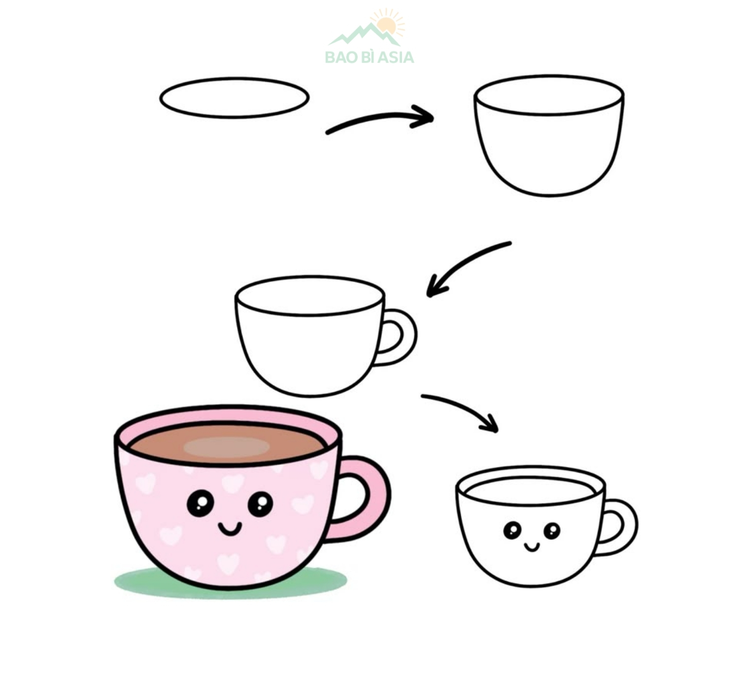 Cách vẽ sticker đơn giản 13