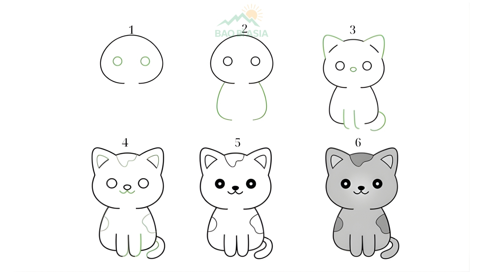 Cách vẽ sticker đơn giản 4