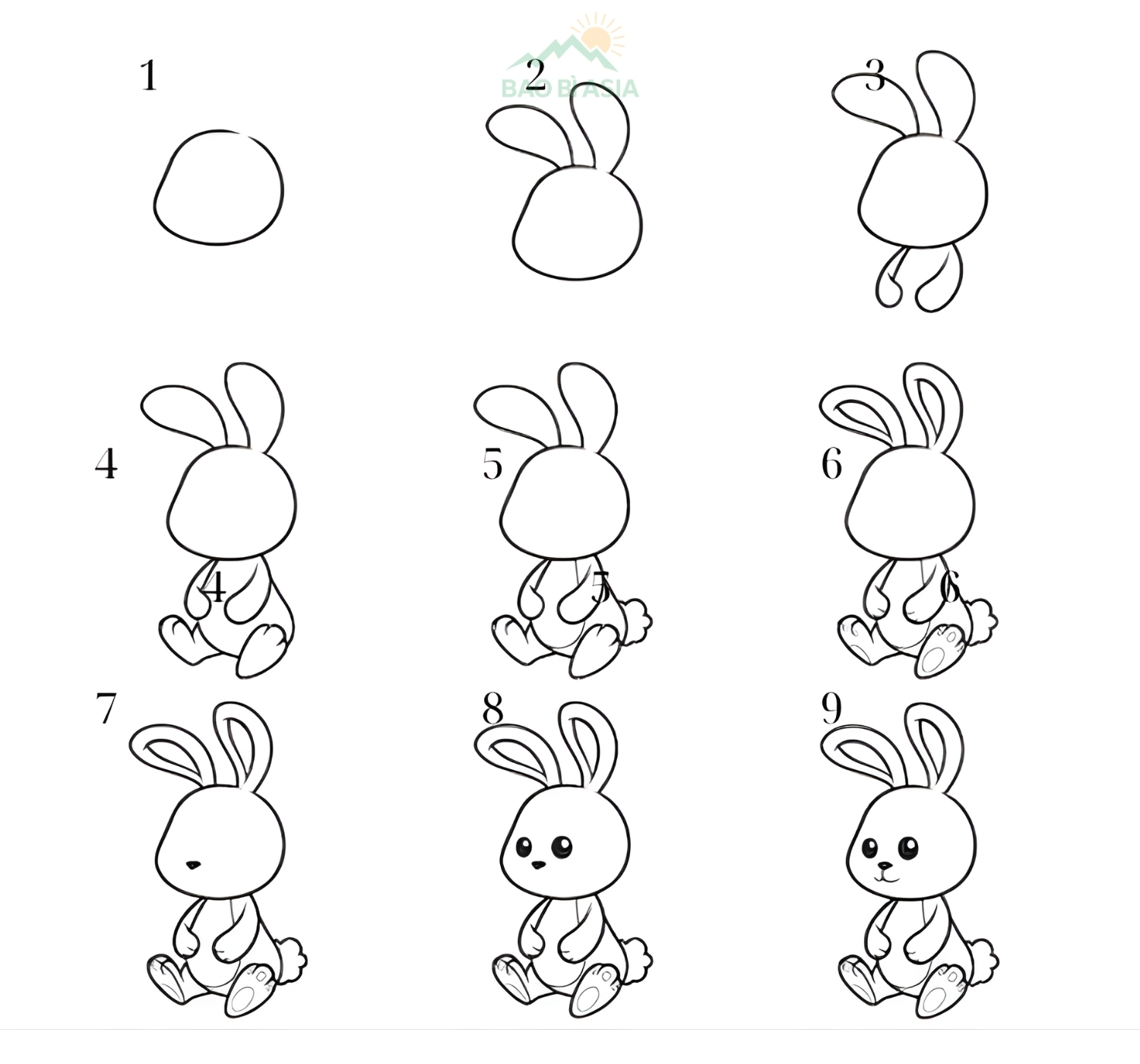 Cách vẽ sticker đơn giản 5