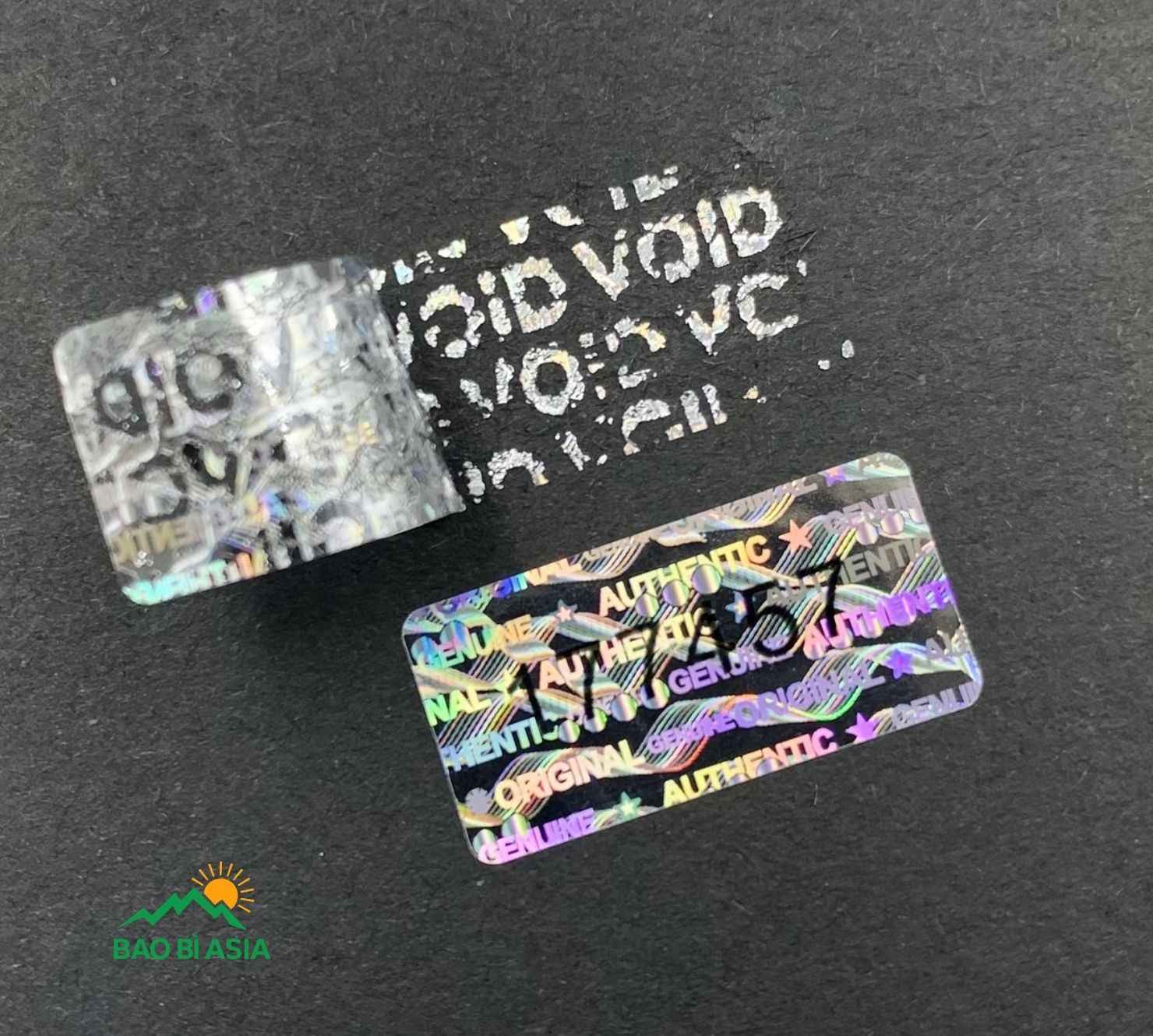 Đặc điểm tem void